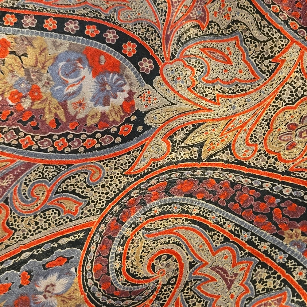 Floral Paisley Long Scarf
